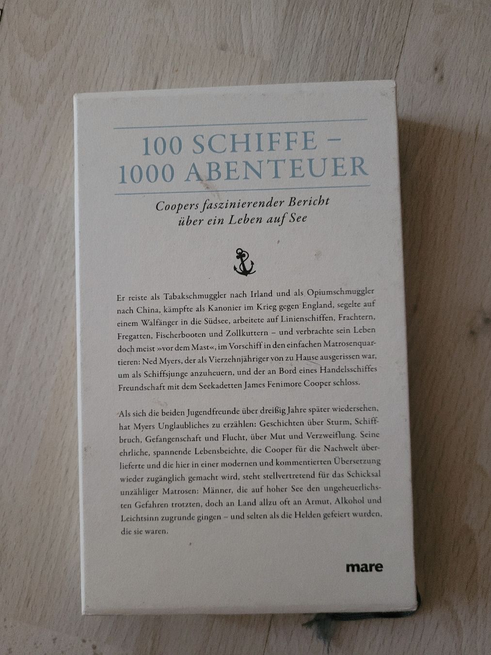 Libri: James Fenimore Cooper: Ned Myers – Usato da Perlen venduto da Safari_23 1