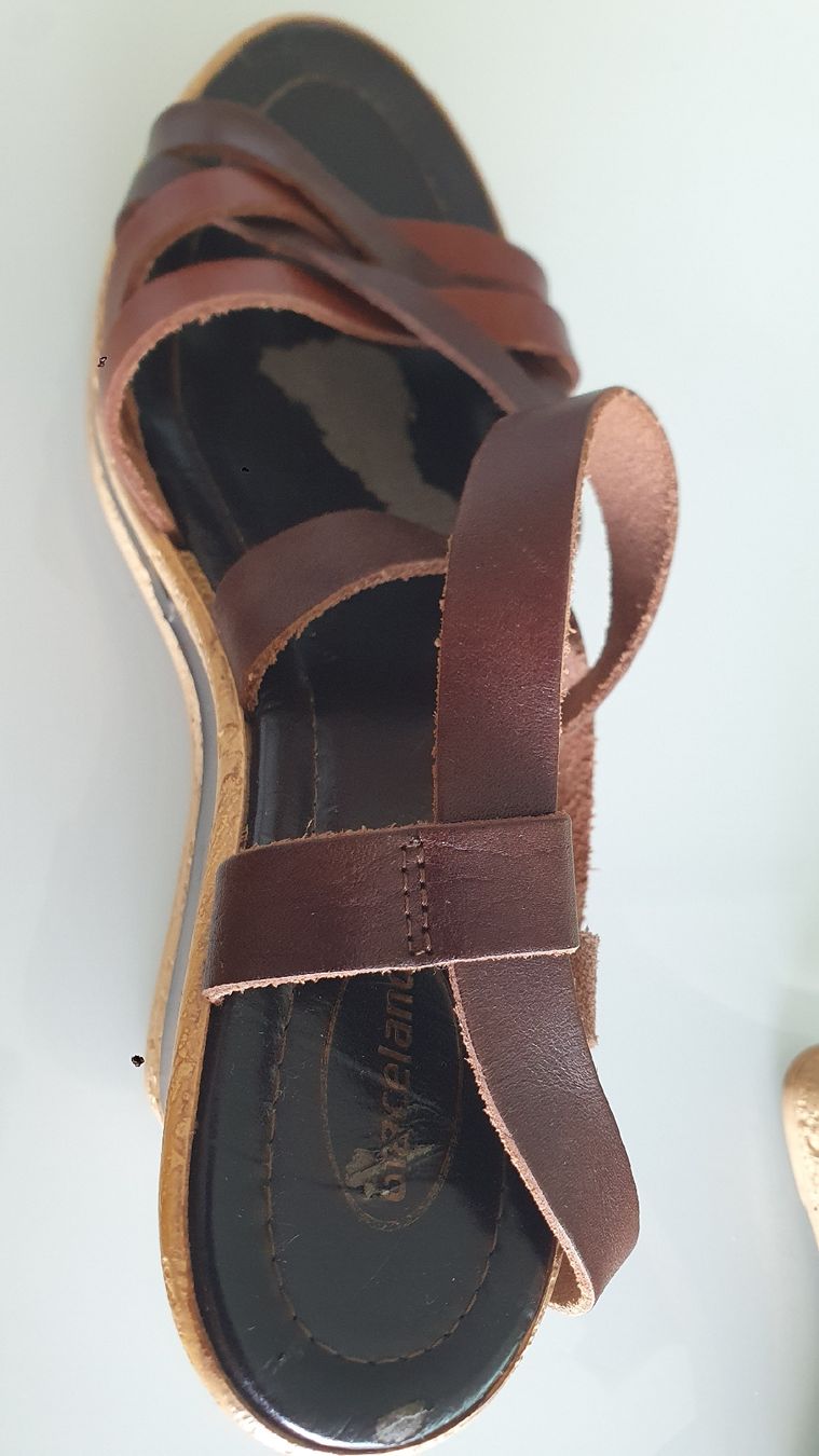 Graceland Chaussures femmes: Leder Sandalen braun – D'occasion à Zürich par editB 3