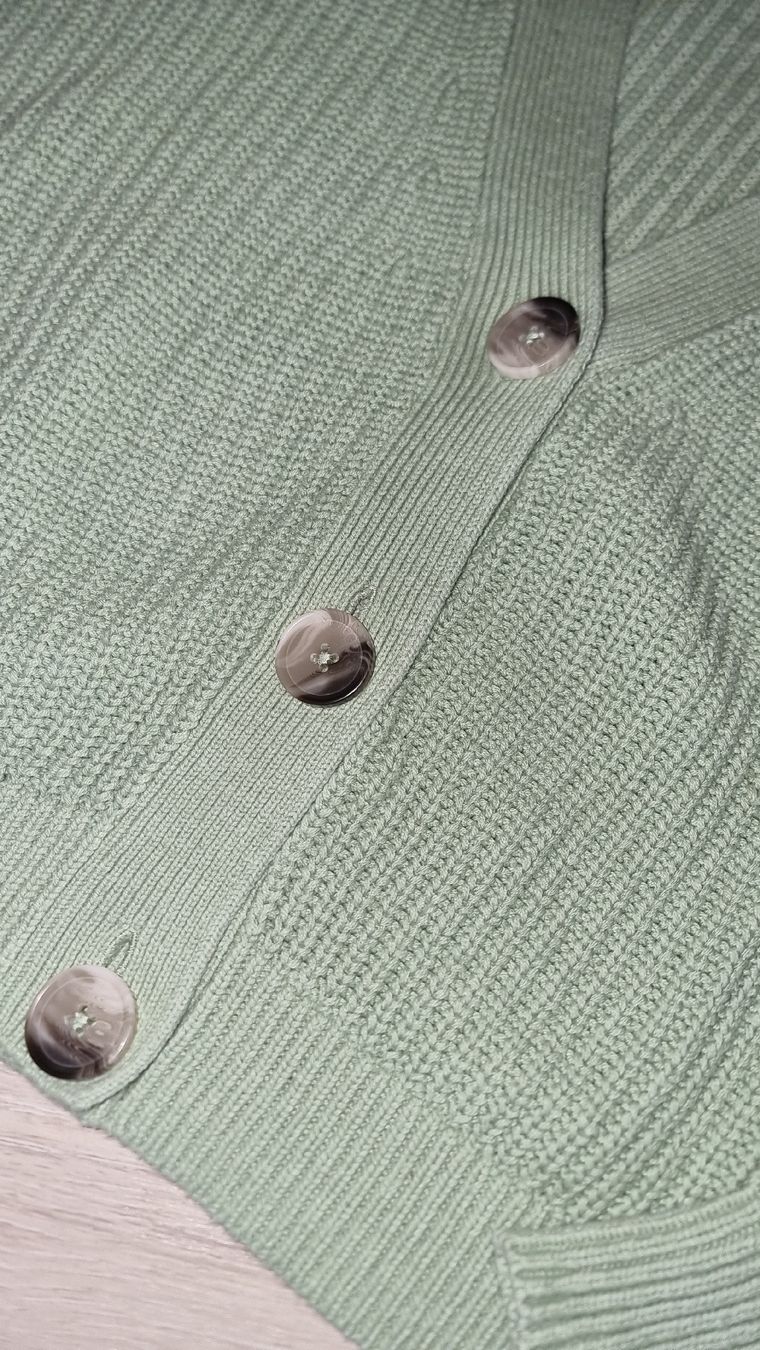 Giacche: Frühlings  Strickjacke, mintgrün, Gr. S – Usato da Wigoltingen venduto da Zuckerfee84 1