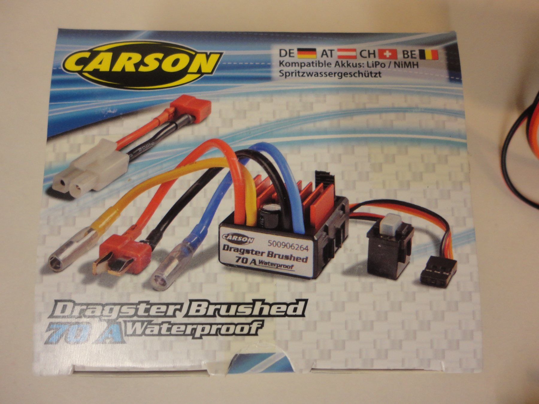 RC Modellbau: Fahrregler Dragster Brushed 70A – Neu und originalverpackt aus Horgen von RcModell