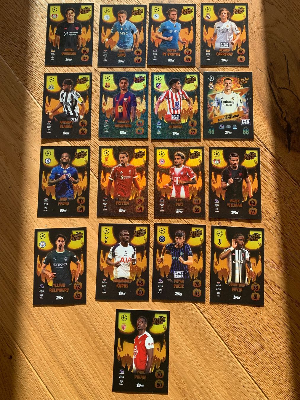 Topps Halloween Scream Team 25/26 (17 Karten) (Neu (gemäss Beschreibung ...