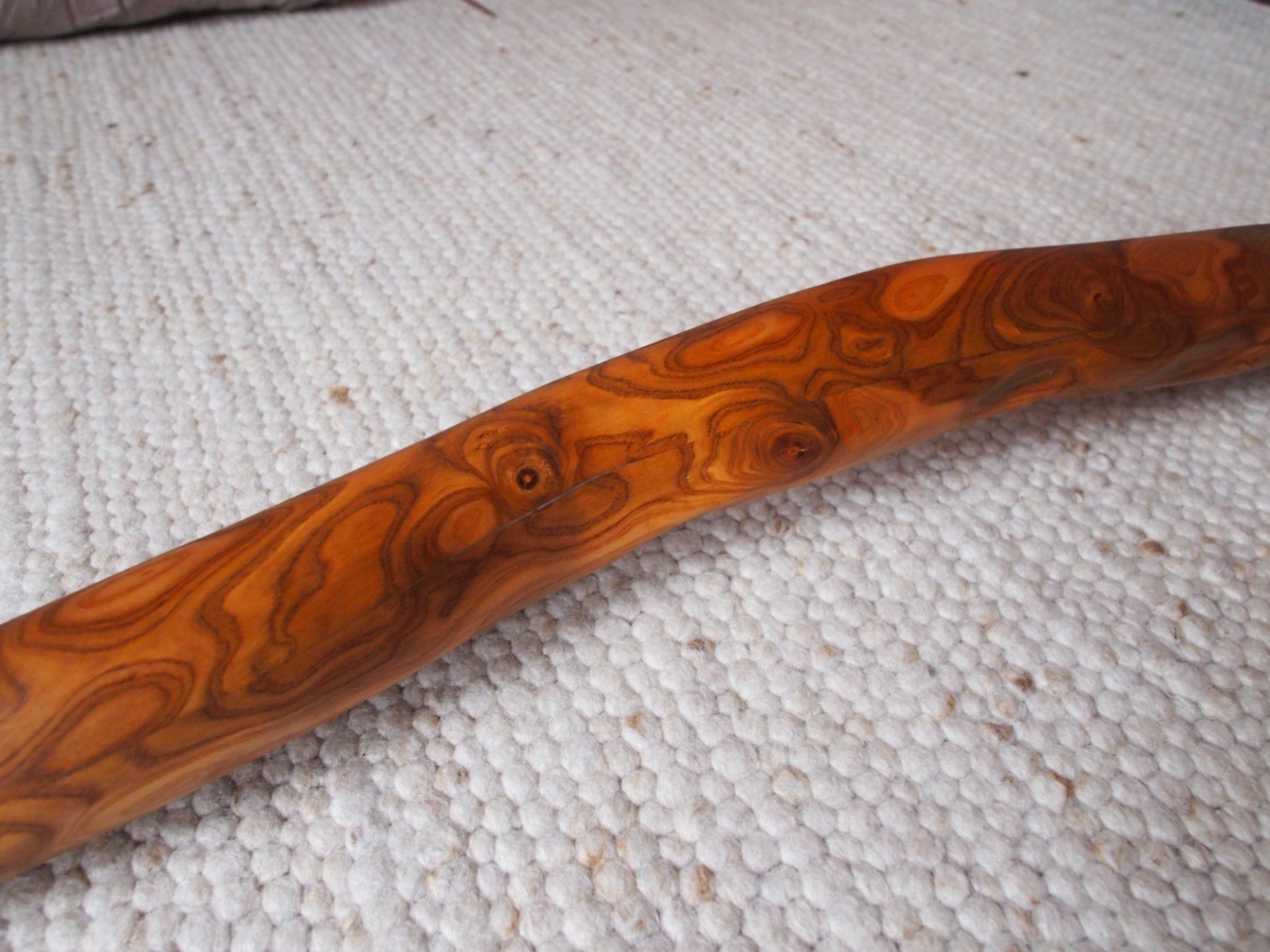 Musikinstrumente: Didgeridoo aus heimischem Aprikosenholz – Neu und originalverpackt aus Spiez von chr_k2br 2