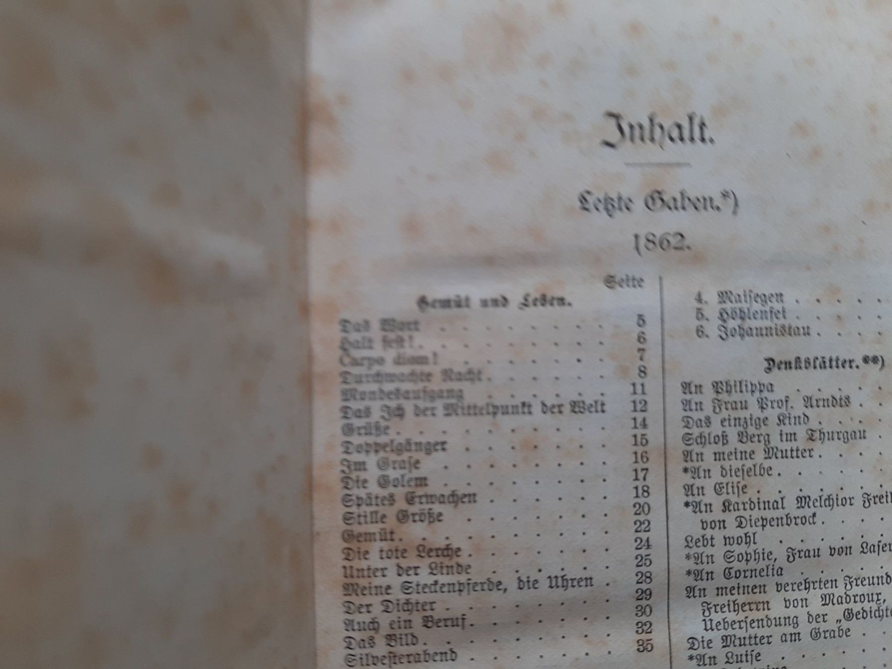 Bücher: Annette von Droste-Hülshoff: Sämtliche Werke, 2Bücher 1862 – Gebraucht aus Rotkreuz von nigal 2