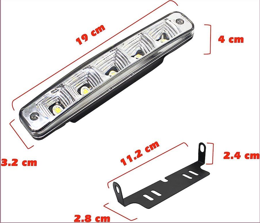 Fari: TAGFAHRLICHT DAYLIGHT - NEU (JE 5 LED - E4) – Nuovo e nell'imballaggio originale da Zürich venduto da paddybaer 7