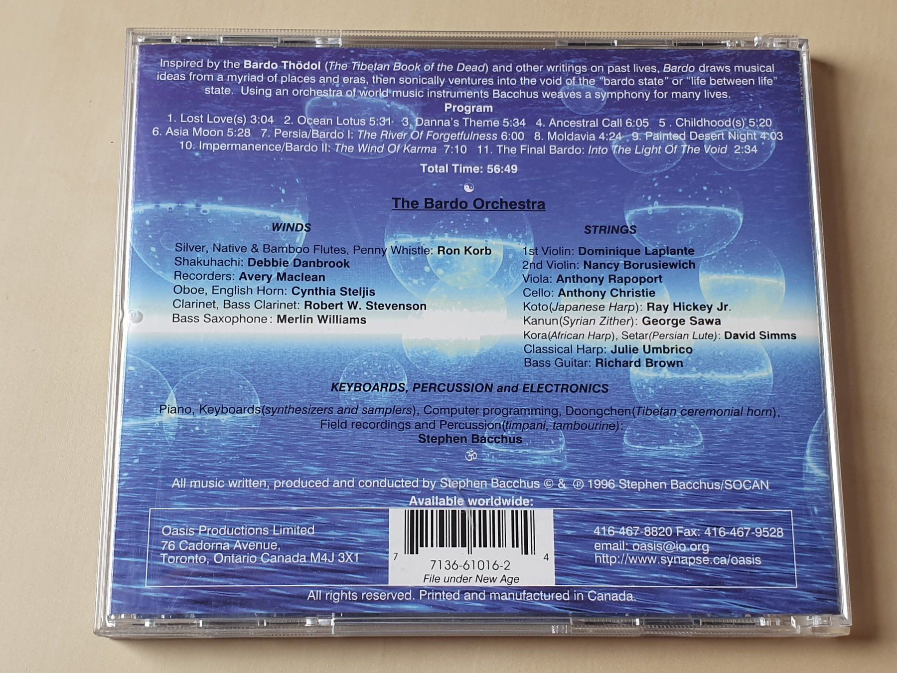CDs: Stephen Bacchus Bardo – Gebraucht aus Stansstad von collectorsshop 1