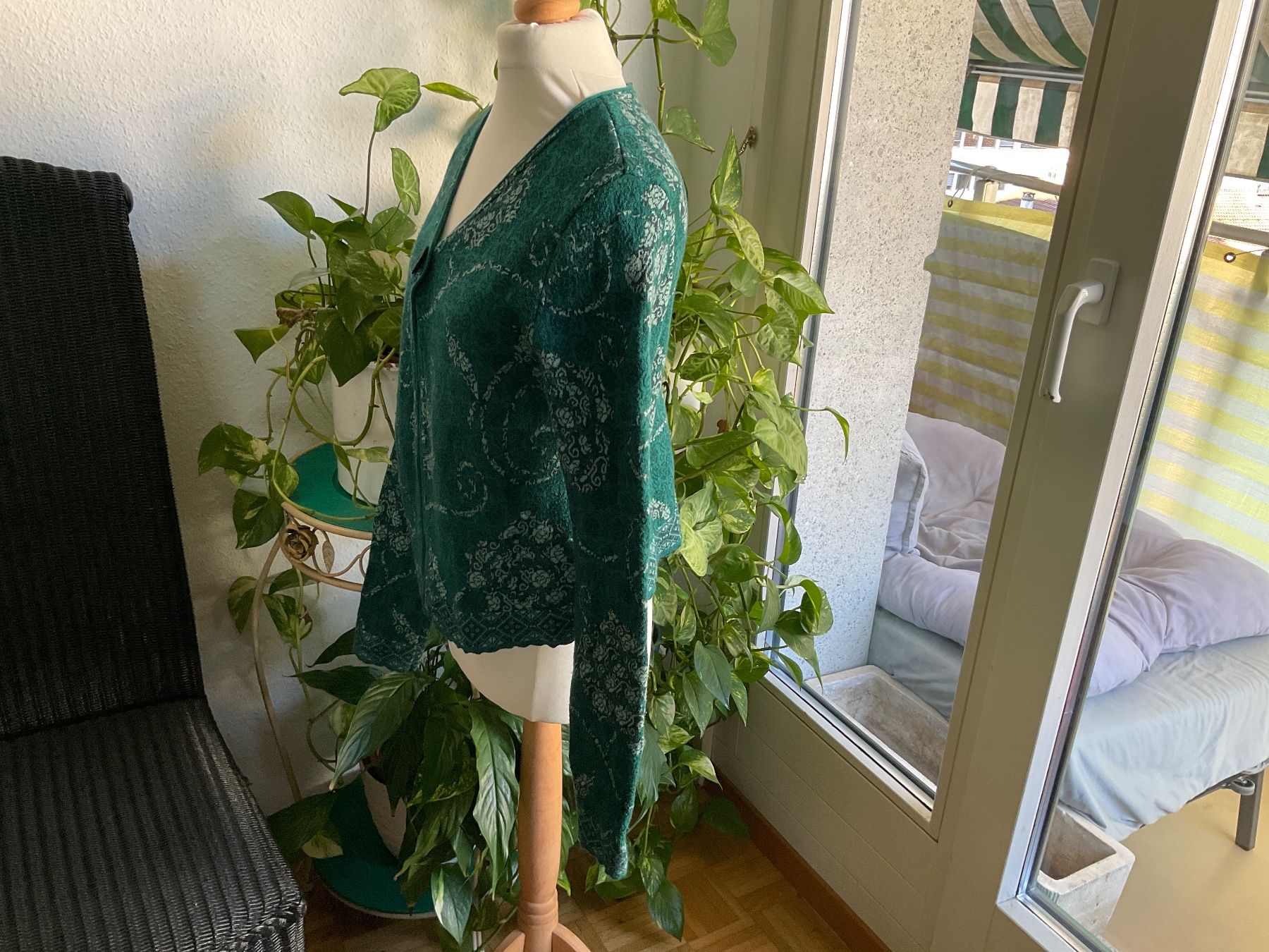 Giacche: Sublime jaquette en laine DUNQUE, Gr. M, tons verts – Usato da Genève venduto da Mazelyne 7