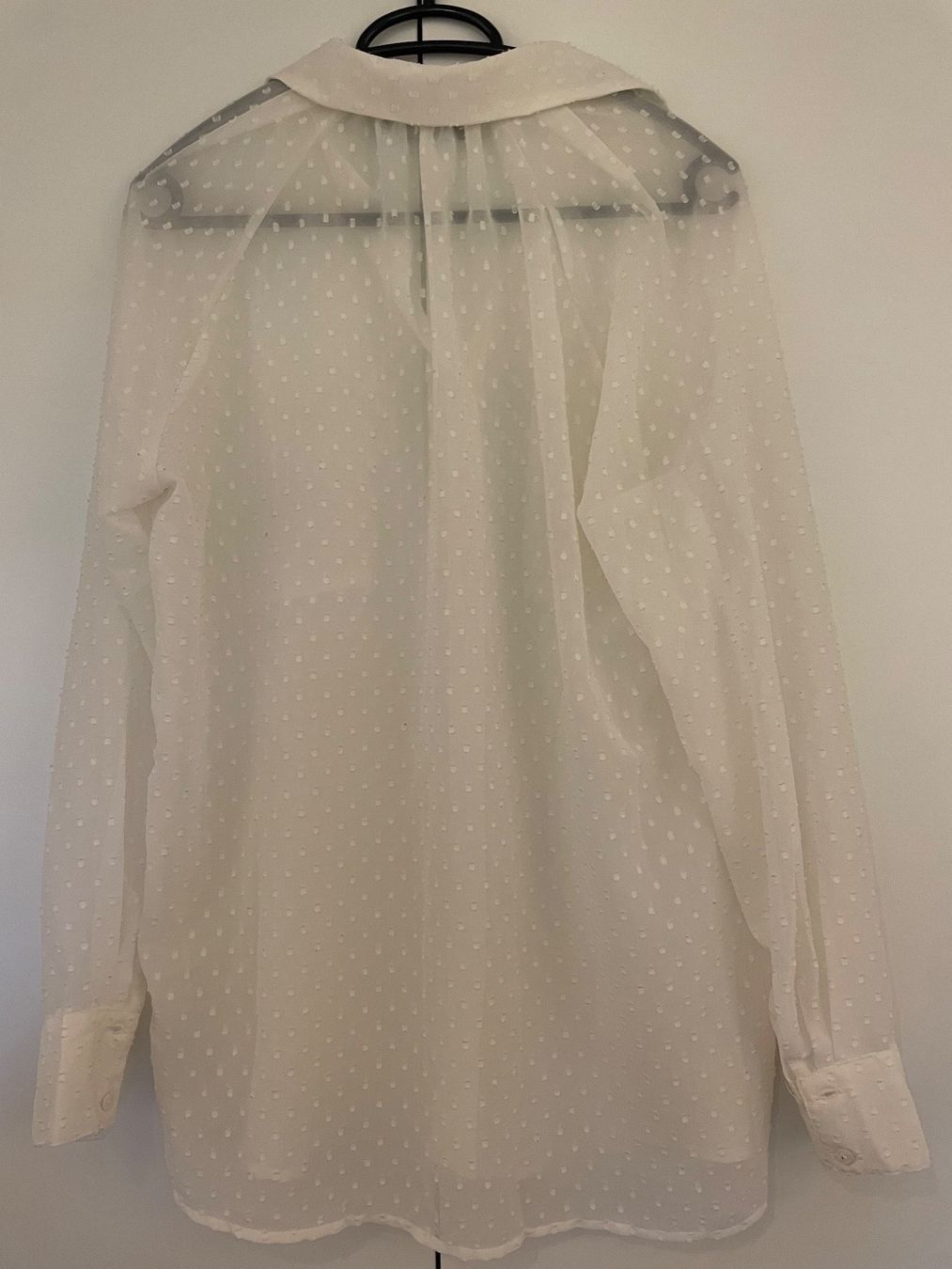 Bershka Camicette: Bluse durchsichtig mit Punkten, Bershka, Grösse S – Usato da Jona venduto da Nanuksiglu 1