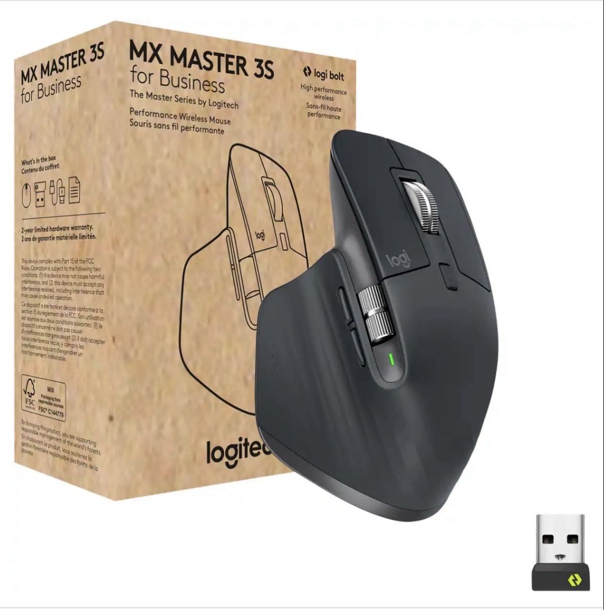 Mouse: Logitech MX Masters 3s – Nuovo e nell'imballaggio originale da Werdenberg venduto da tomoeh