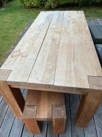 Massiver Eichentisch Holz defekt