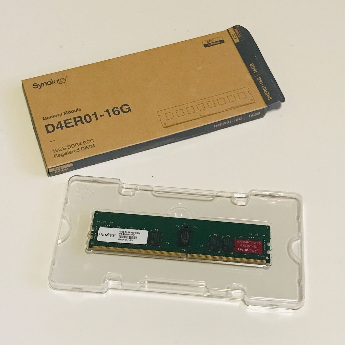 Memory / RAM: Synology Original RAM D4ER01-16G, 16 GB DDR4 ECC Registered – Neu (gemäss Beschreibung) aus luzern von ARNI.