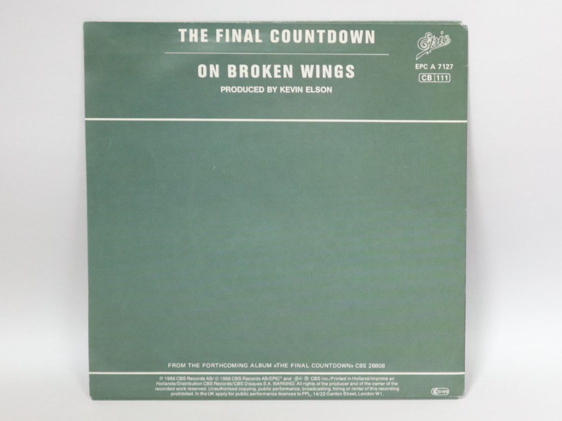 Schallplatten: Vinyl Single Europe The Final Countdown für Jukebox – Gebraucht aus Eschenbach SG von Astalavista 1