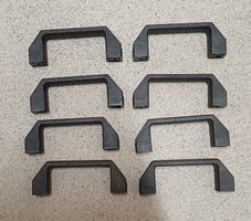 8 stück Kunststoffgriffe, schwarz