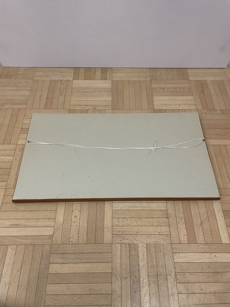 Dipinti: Abstrakte Kunst Textil Komposition gerahmt Camouflage Stoff – Usato da Zürich venduto da Vintagewiesel 7