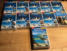 11 Video-Kasetten Swiss View - Teilweise noch in Folie