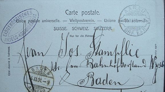 Cartoline postali: AARAU Infanteriecaserne – Usato da Jona venduto da philajona 1