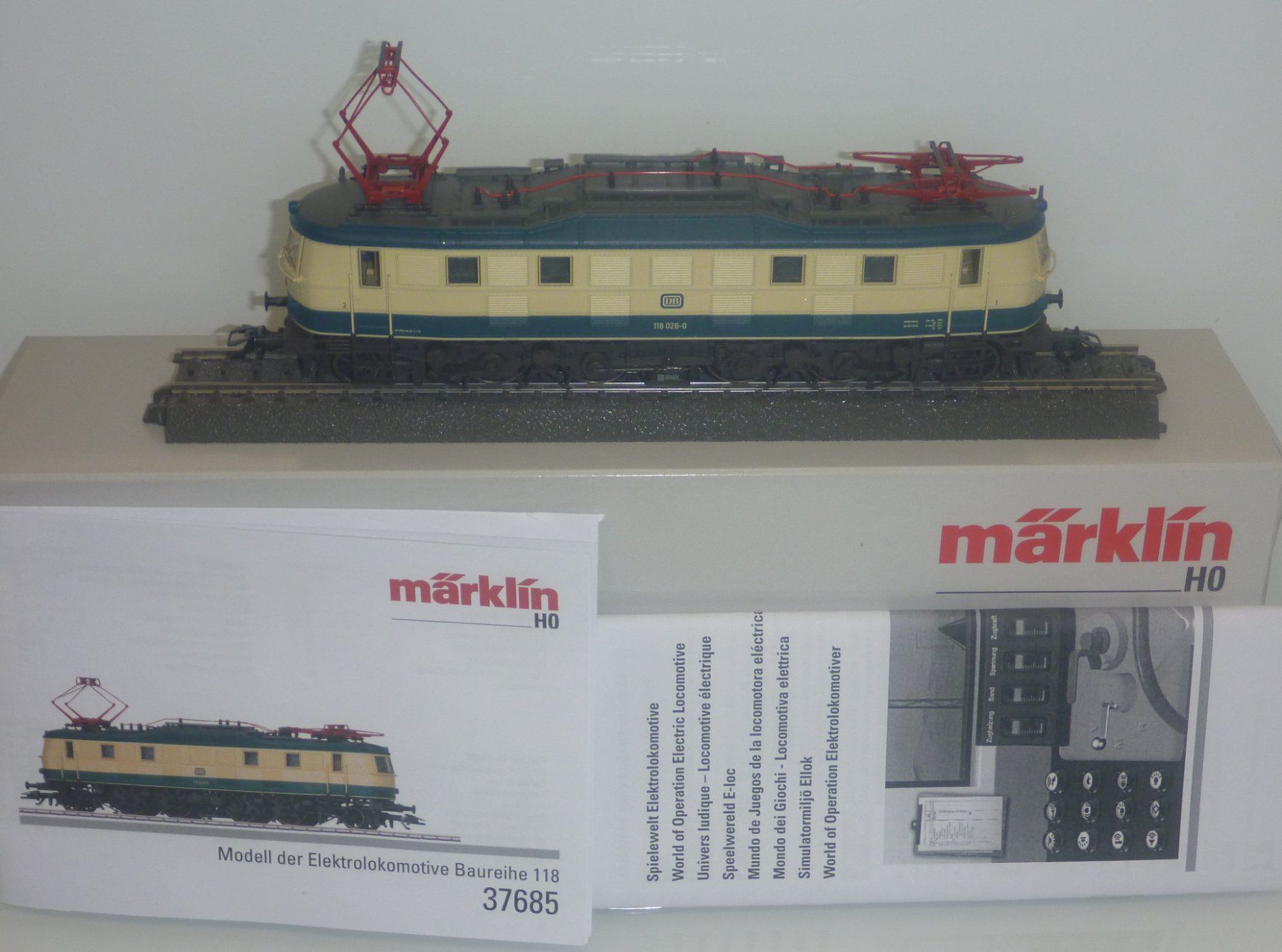 Märklin Modelleisenbahnen: BR 118 der DB  Märklin 37685 – Neu und originalverpackt aus Frenkendorf von rail62