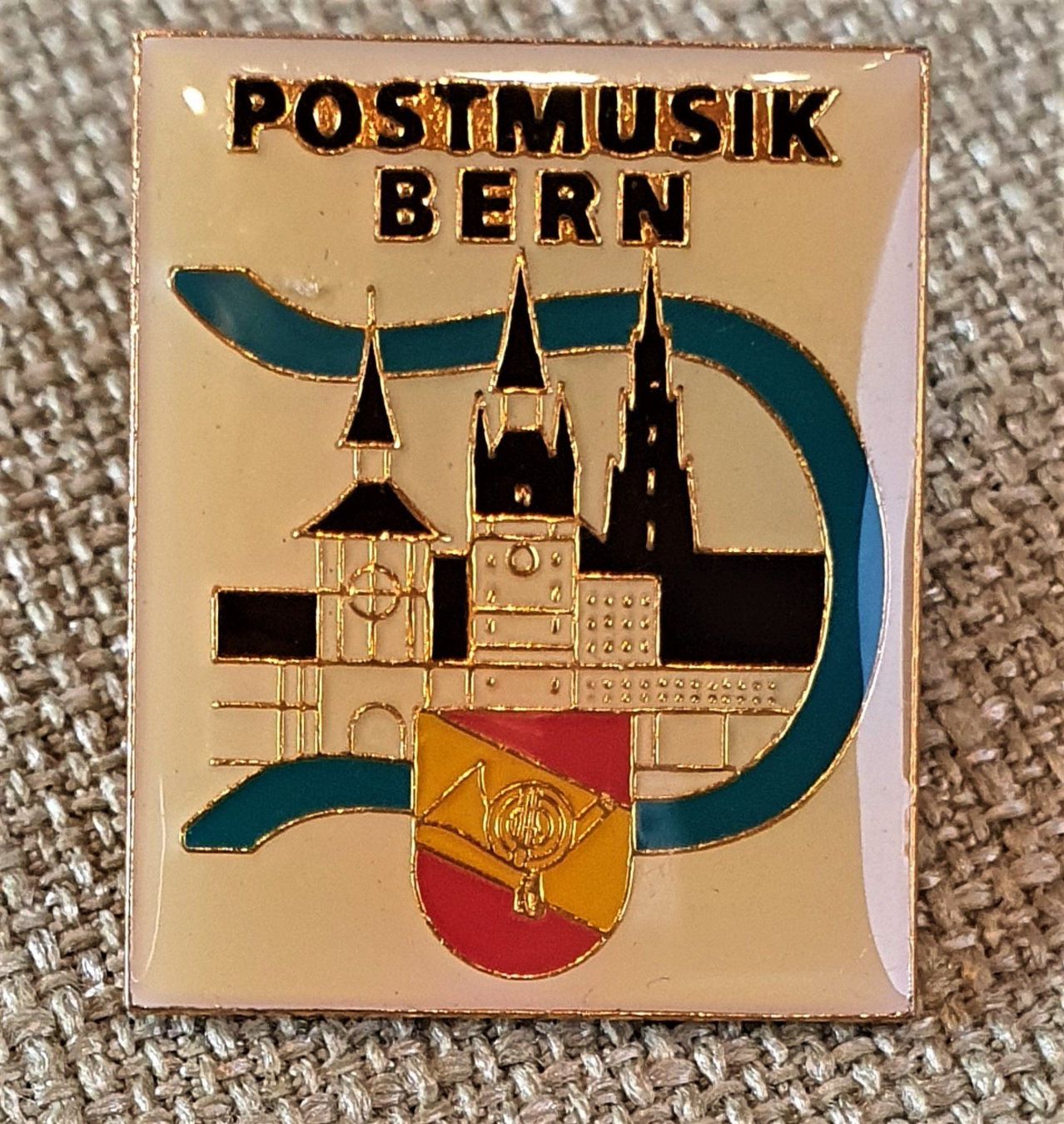 Placchette & Badge: A820 - Pin PTT Die Post Postmusik Bern – Usato da Reinach BL venduto da Boston-Verkauf
