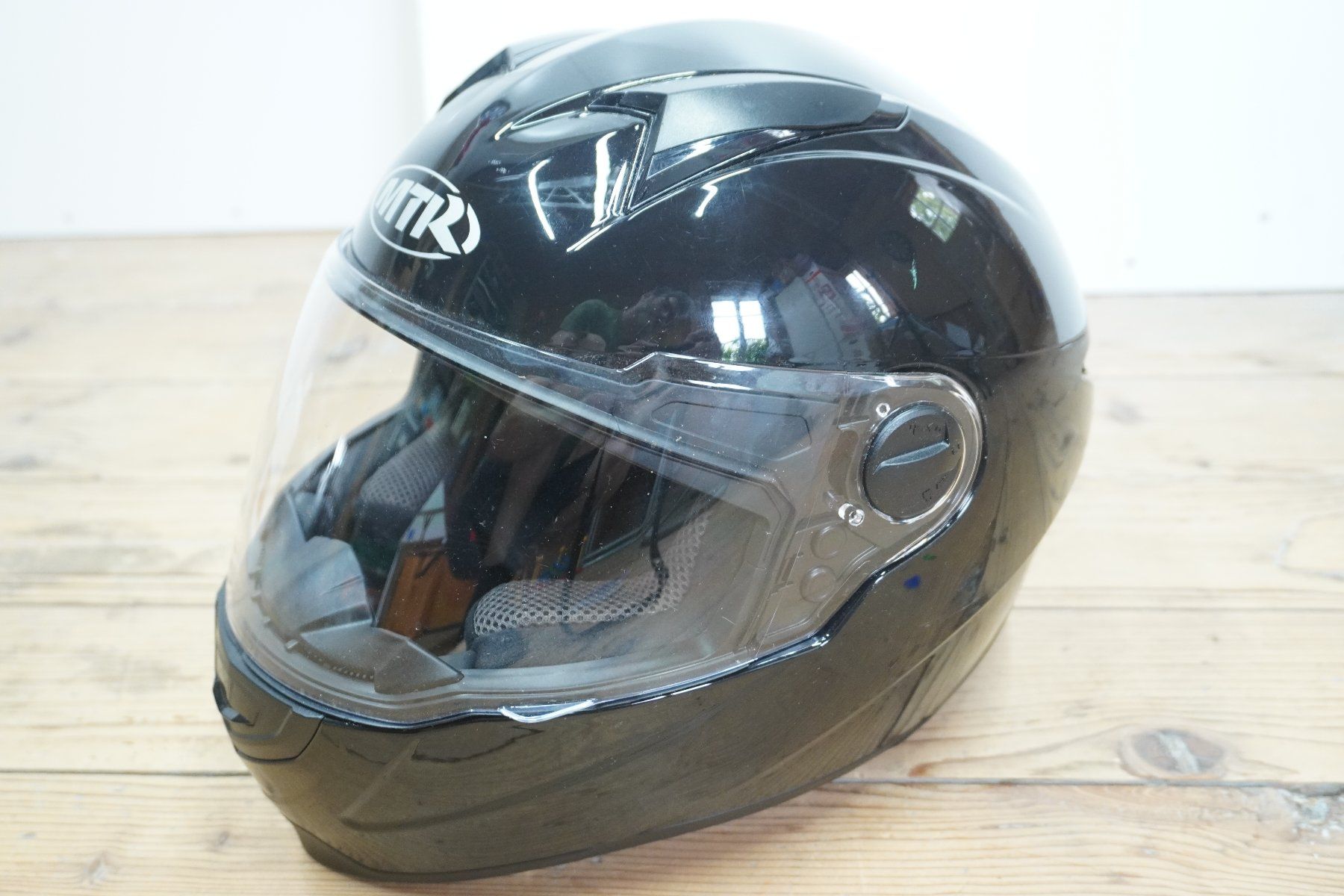 Caschi & visiere: MTR Integral-Helm S-5 Schwarz Grösse M, – Usato da Thunstetten venduto da blob87 2