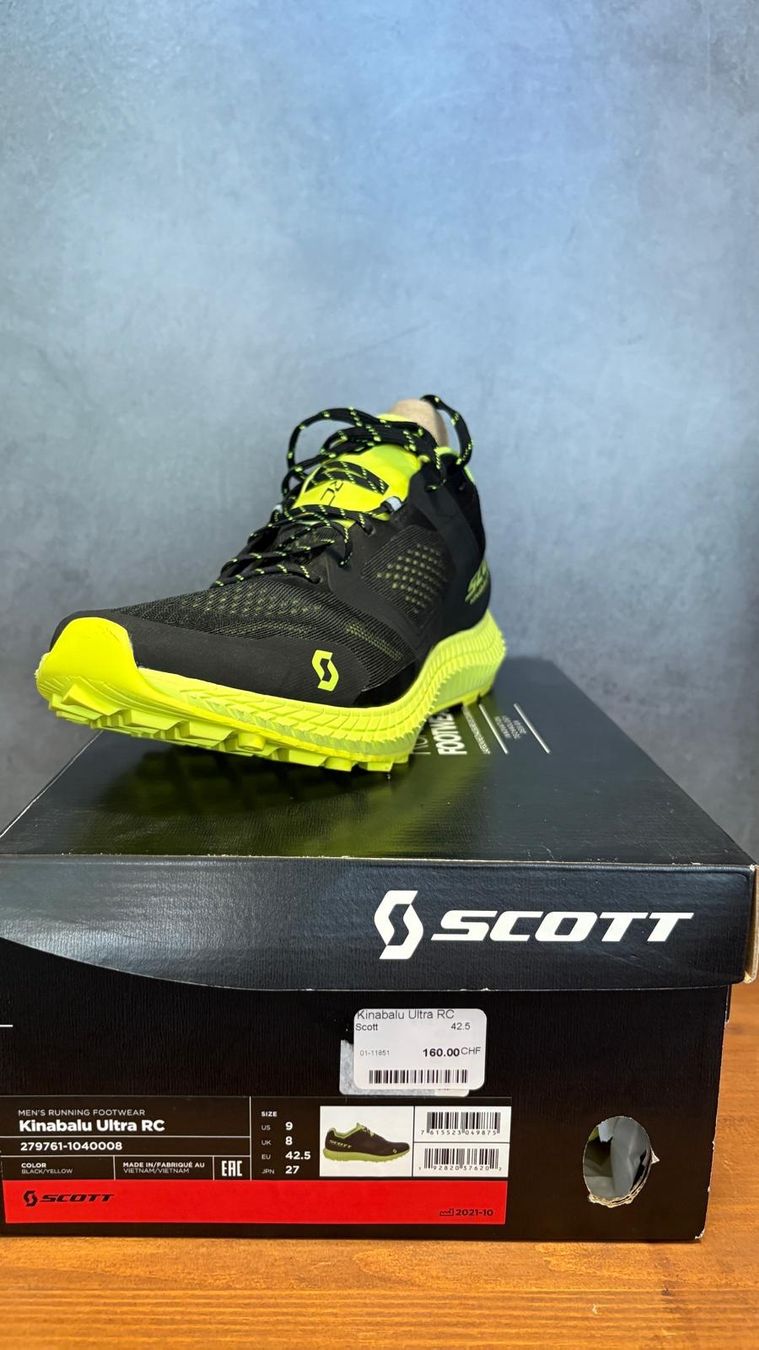 Scott Scarpe da uomo: Scott Kinabalu Ultra RC EU :42.5 UK :8 – Nuovo e nell'imballaggio originale da Nyon venduto da sseebb1260