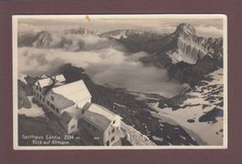 Gasthaus SÄNTIS - Altmann - 1925 Hotel Stempel