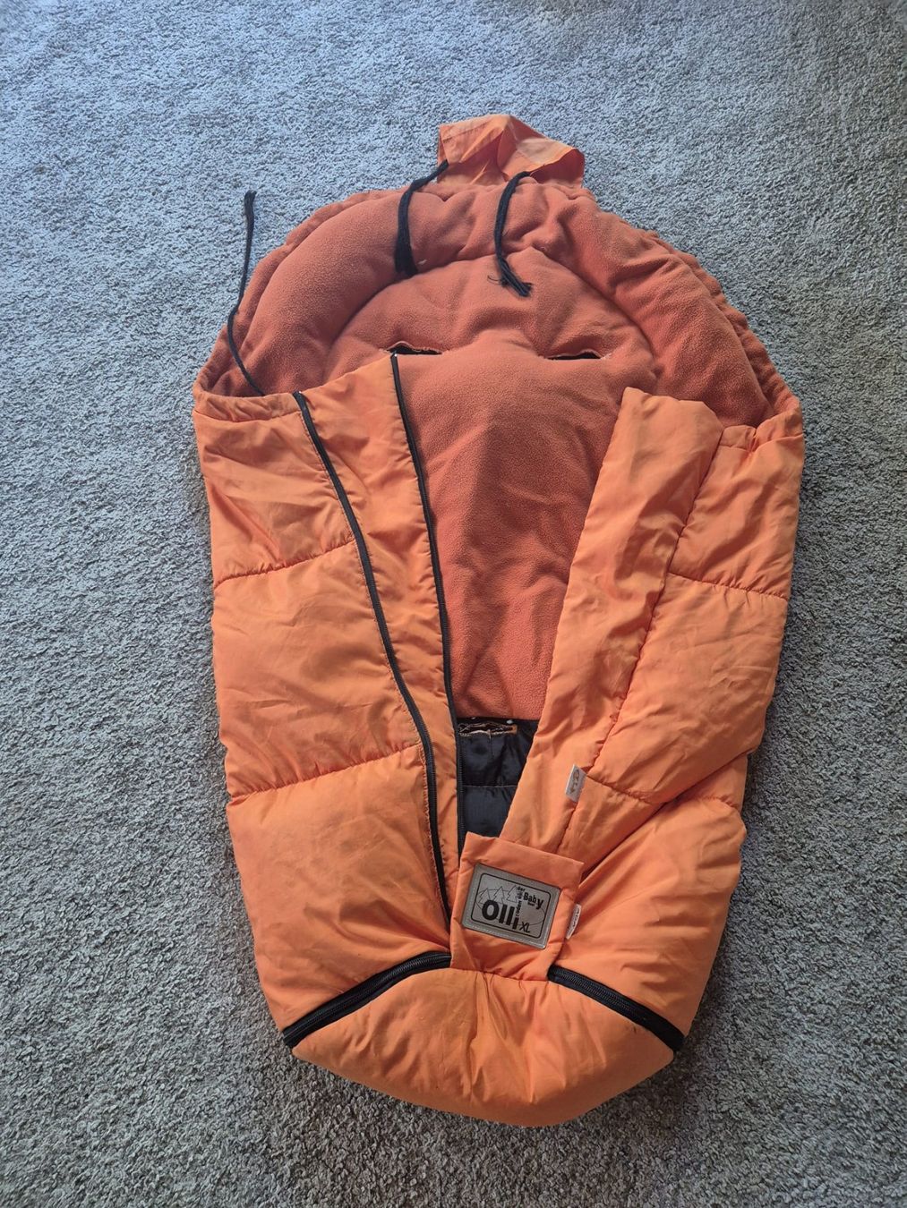 Odenwälder Sacchi a pelo: Odenwälder Fusssack xl Orange – Usato da Oberdorf NW venduto da niederj 1
