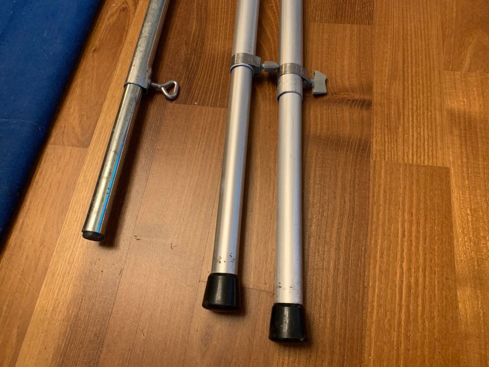3 Zeltstangen / Teleskopstangen ausziehbar (Gebraucht) in Edlibach für