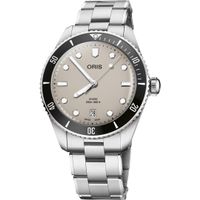 Oris Divers Date 39mm Beige Automatik Herrenuhr SET