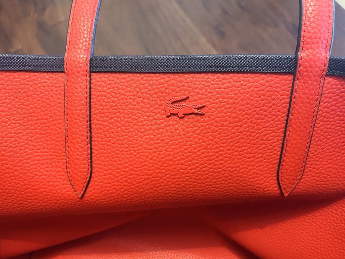 Lacoste Borse da donna: Schultertasche Lacoste + Innentasche blau-rot – Usato da Chur venduto da Pott 3