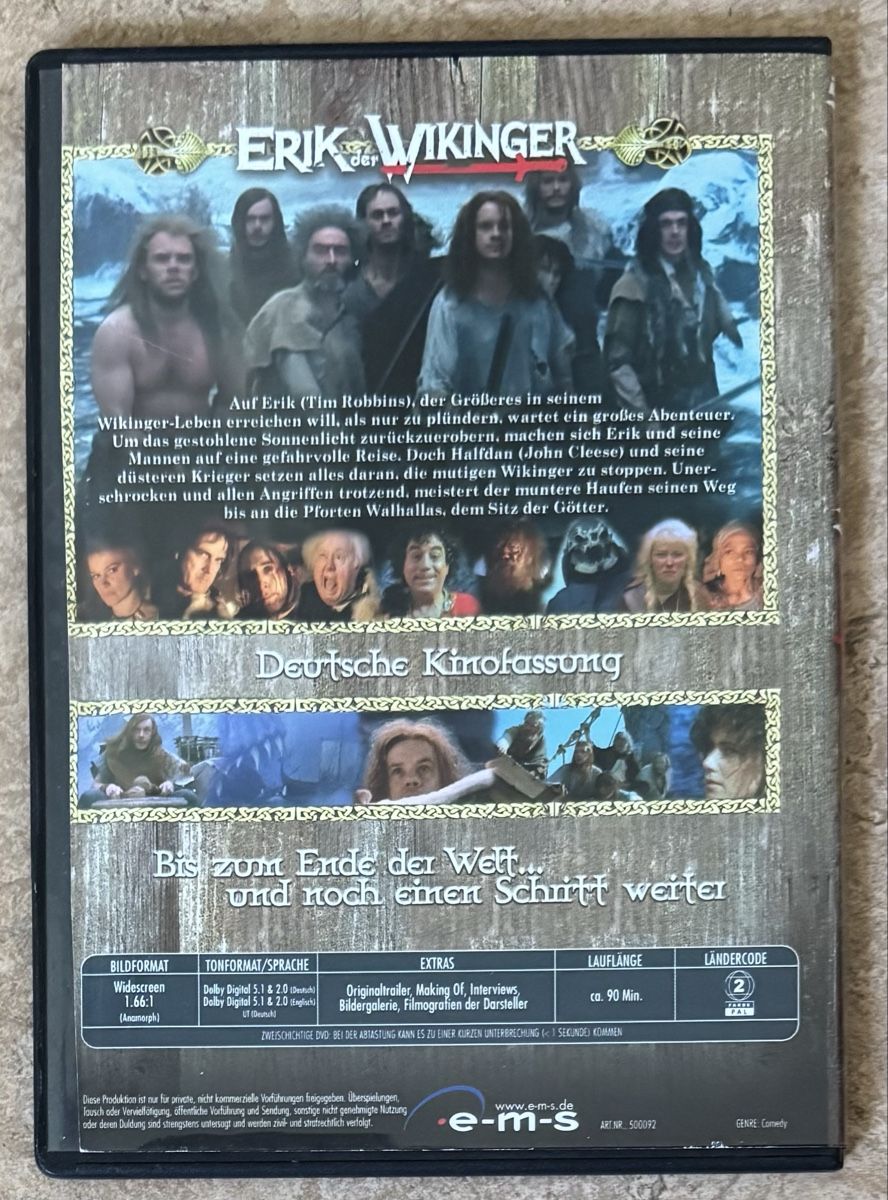 Tutti i DVDs: ERIK DER WIKINGER  – Nuovo (secondo la descrizione) da Dietikon venduto da AndreaSch01 1