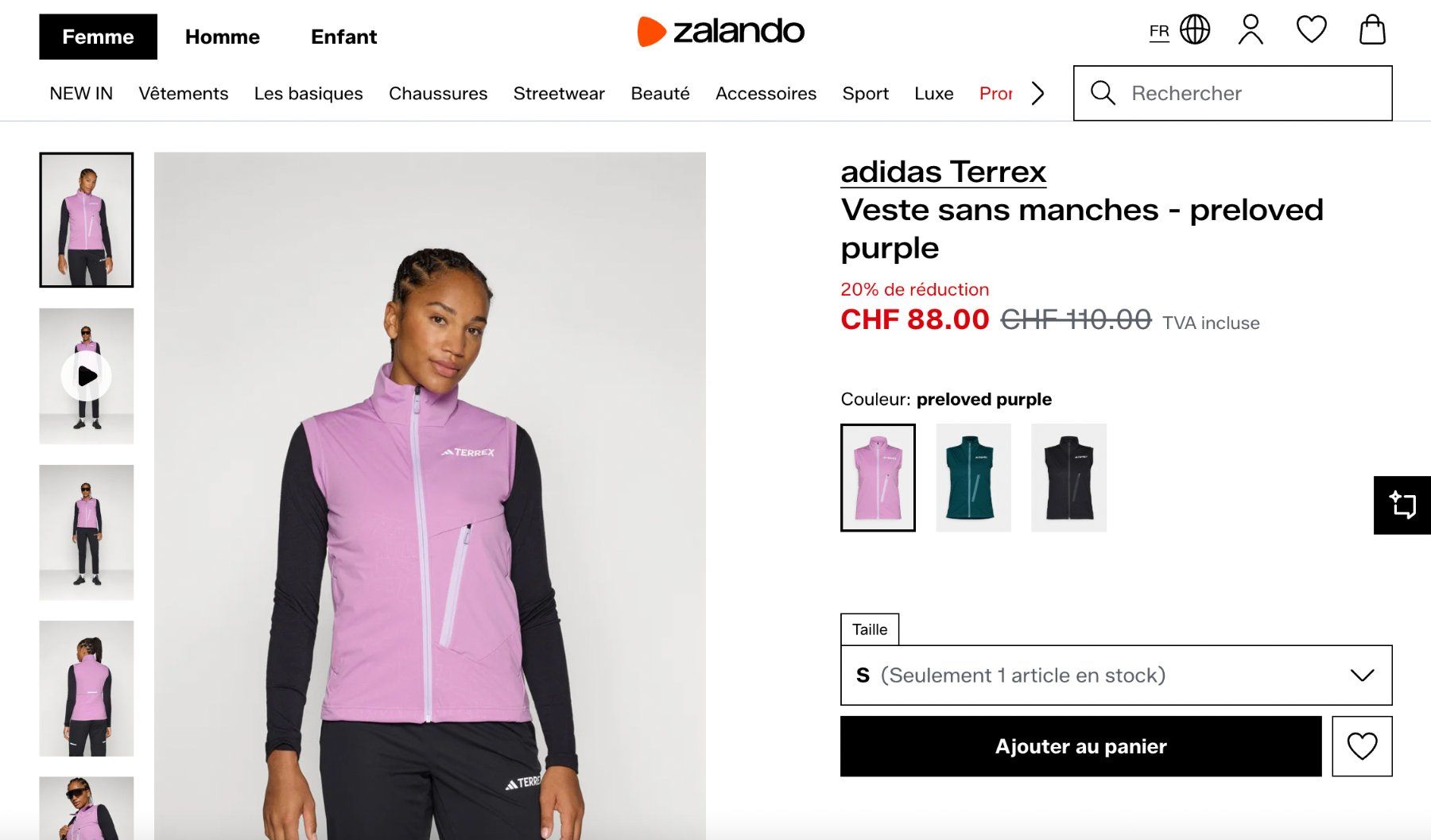 Adidas Gilet & Giacche senza maniche: Veste sans manches Adidas Terrex – Usato da Zürich venduto da mps_9cp7 5