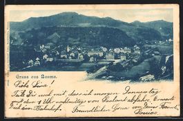 AK Bauma, Totalansicht, 1901