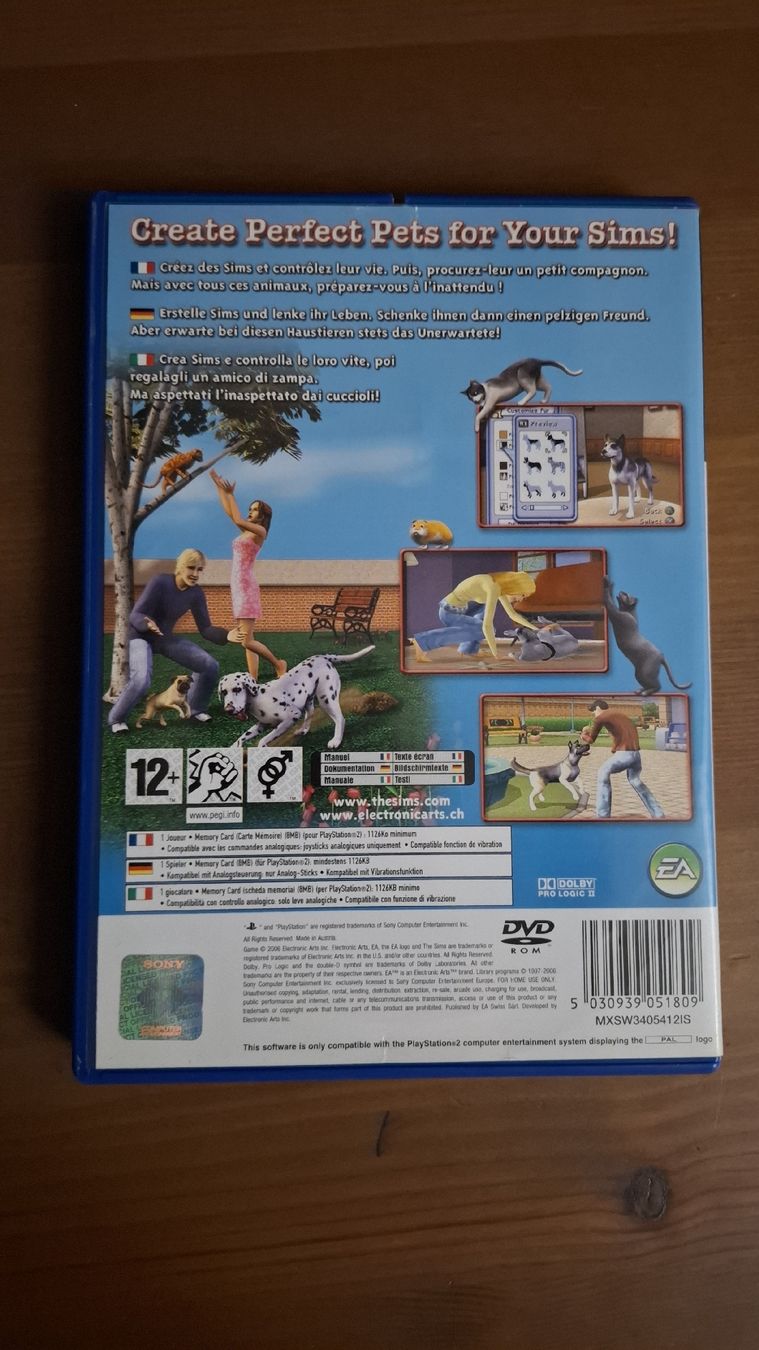 Giochi: Jeu PS2 The Sims 2 Animaux – Usato da Fiaugères venduto da Fiaugeres1609 1