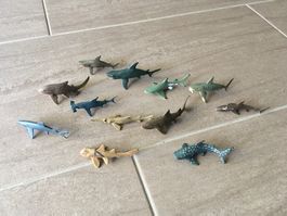 Spielfiguren Haie, 12 Stück