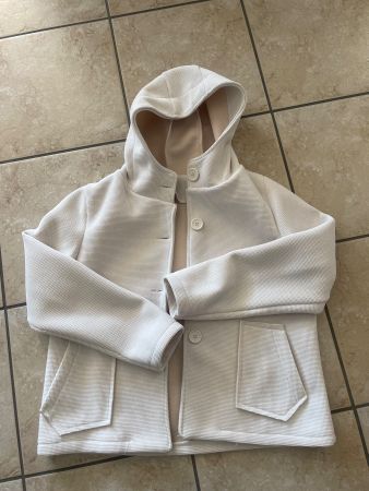Frühlings Jacke mit Kapuze, Beige, 1 Size, Top Zustand!