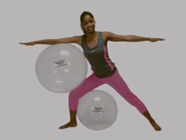 Opti Ball Gym-Ball Sitzball Gymnastikball 55 cm NEU