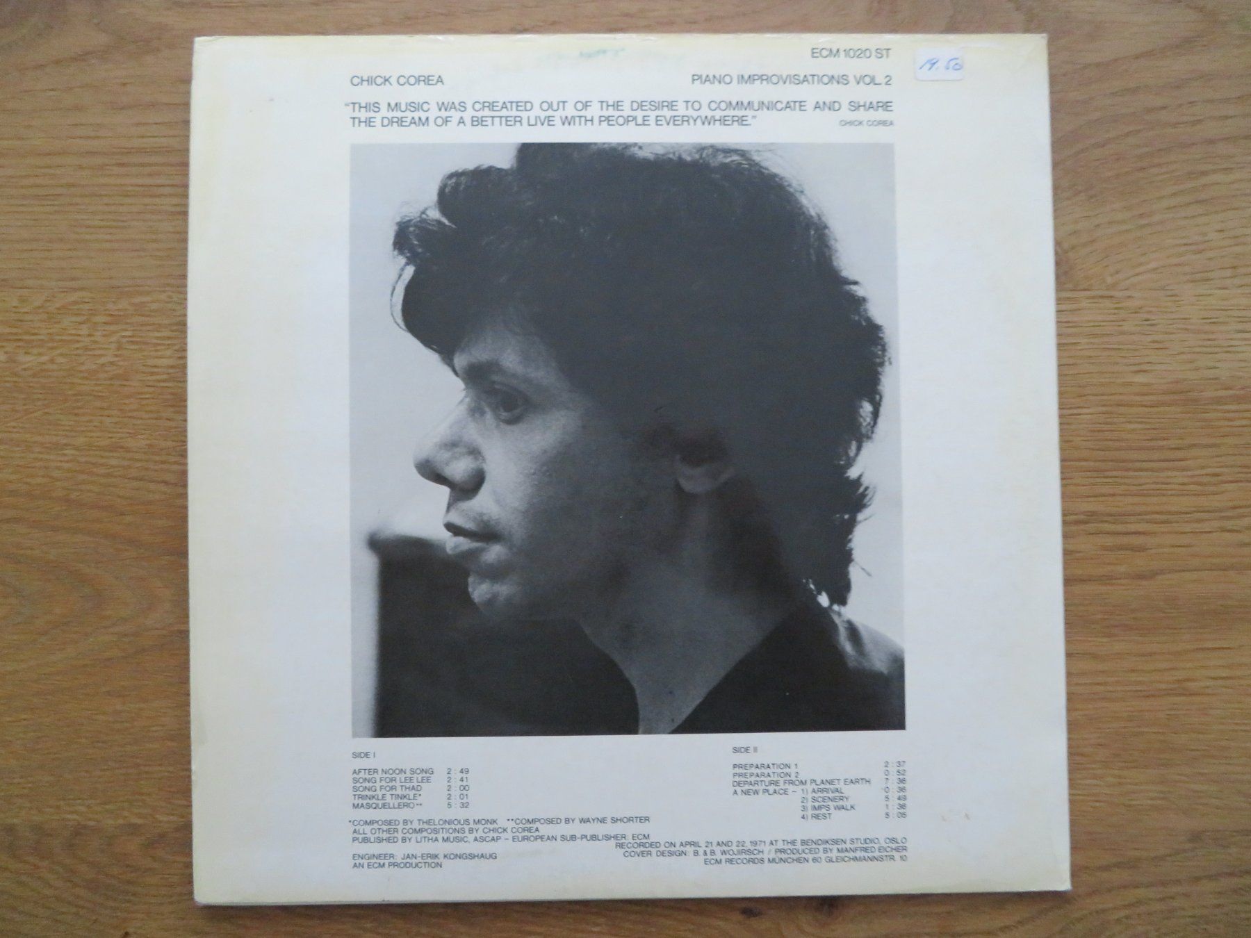 Schallplatten: CHICKE COREA PIANO IMPROVISATIONS VOL2 – Neu (gemäss Beschreibung) aus Zürich von max_cp5f 1