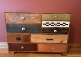 Commode en bois vintage