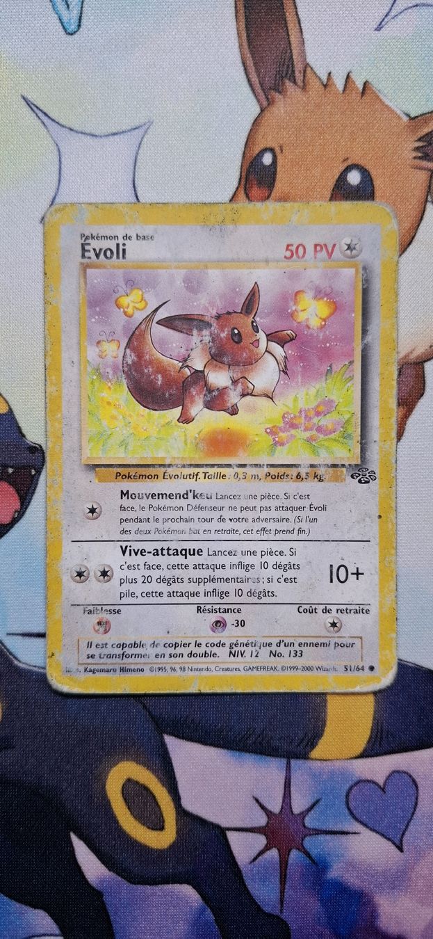 Pokémon Sammelbilder & Trading cards: Evoli ( Eevee ) Jungle - 51/64 FR – Gebraucht aus Petit-Lancy von Kara_TCG 1