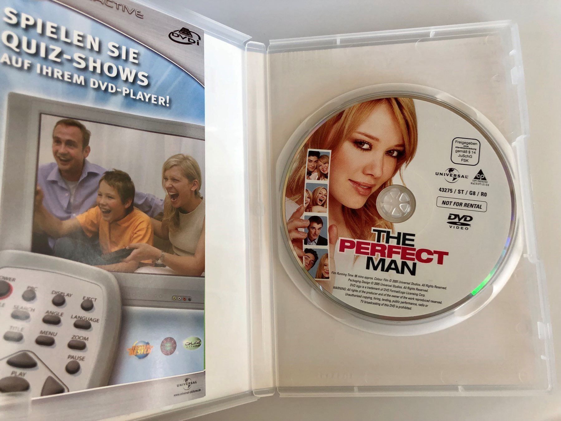 Tutti i DVDs: DVD - Der Perfekte Mann – Usato da Gommiswald venduto da Aloha.Spirit 3