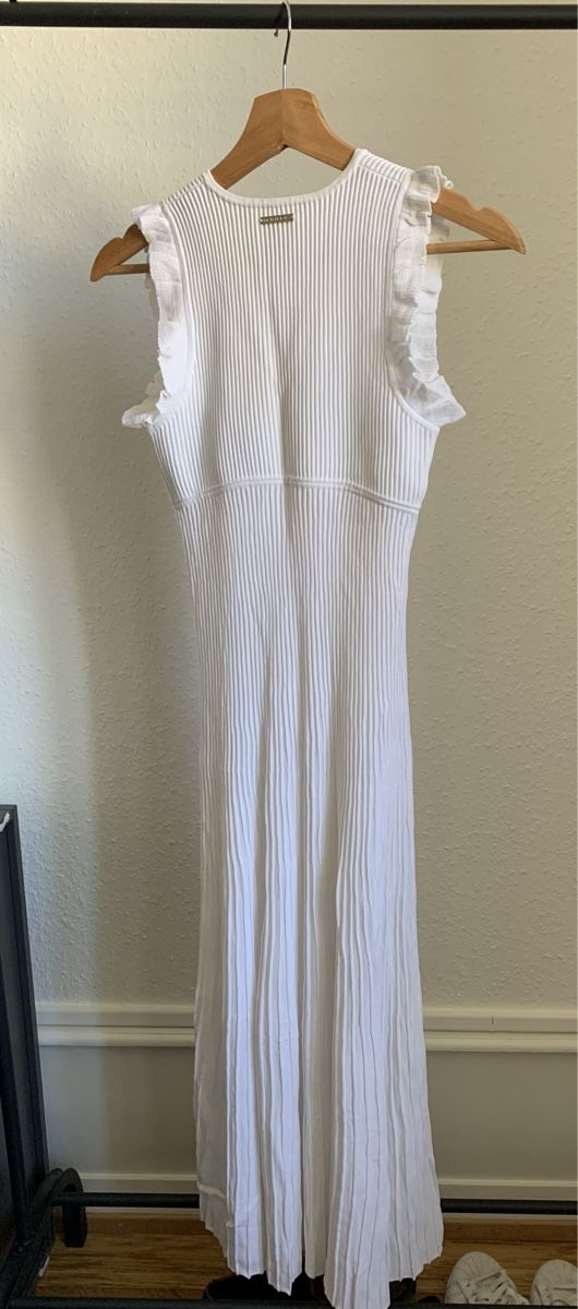 Michael Kors Vestiti: Robe blanche effet plissé Michael Kors – Nuovo e nell'imballaggio originale da Genève venduto da rez_c6c6 3
