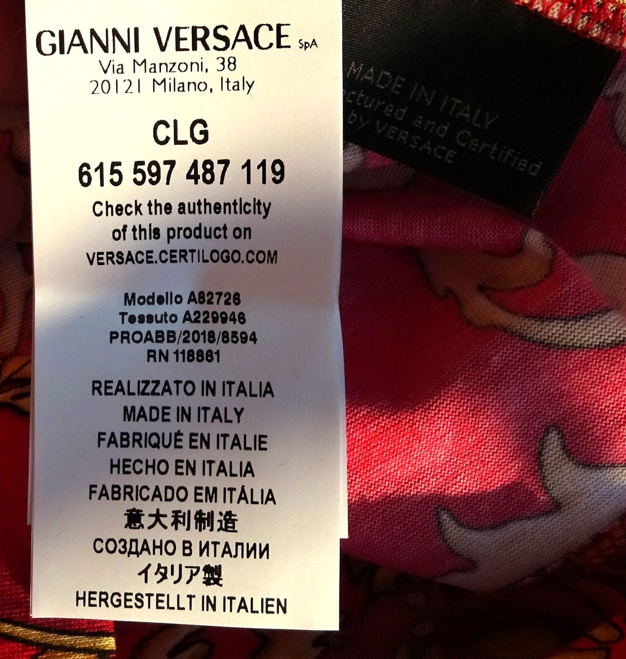 Versace Chemisiers: VERSACE Originale e Nuova! camicetta cotone! taglia 42IT – Neuf avec emballage d'origine à Cadempino par vis_lpp9 8