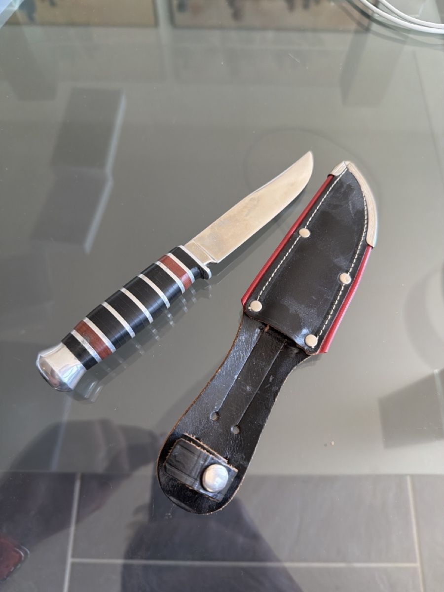 Accessori: Messer mit Lederscheide guter Zustand  – Usato da Wetzikon ZH venduto da philippe_22