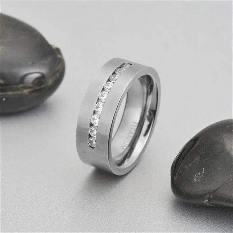 Anelli: Men ring silver with zirconia – Nuovo e nell'imballaggio originale da Aarburg venduto da StavFashion 1