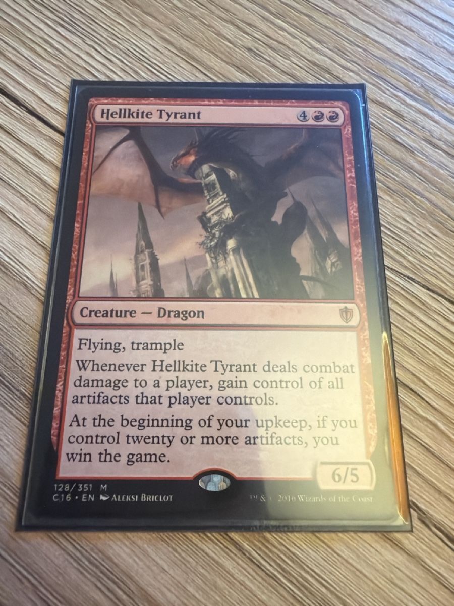 Magic The Gathering Sammelbilder & Trading cards: Magic the Gathering: Hellkite Tyrant - NM – Gebraucht aus St. Gallen von lob_bkw9