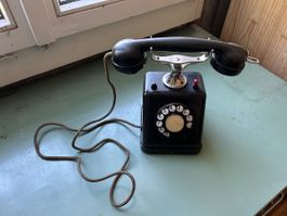 Antikes SABA Bakelit Tischtelefon, seltenes Modell!
