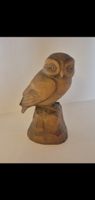 Holz Eule Handgeschnitzt