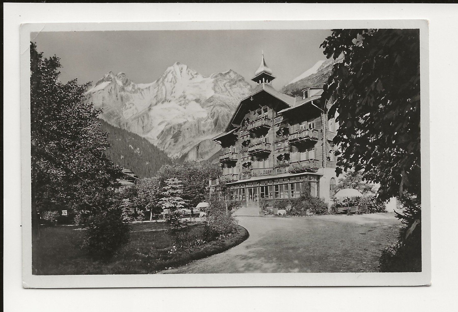 Cartoline postali: AK ca. 1930  Hotel Bellevue-Central, Kandersteg – Usato da Greifensee venduto da 315WDO