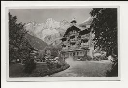 AK ca. 1930  Hotel Bellevue-Central, Kandersteg