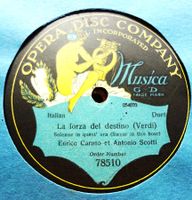 Enrico Caruso, Album mit 12 Schellackplatten