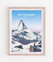 La Jonx «Matterhorn» Poster: neu. OVP 65 Fr.